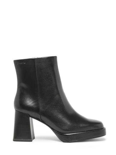 Bottines à Talon En Cuir Tamaris Noir accessoires 41