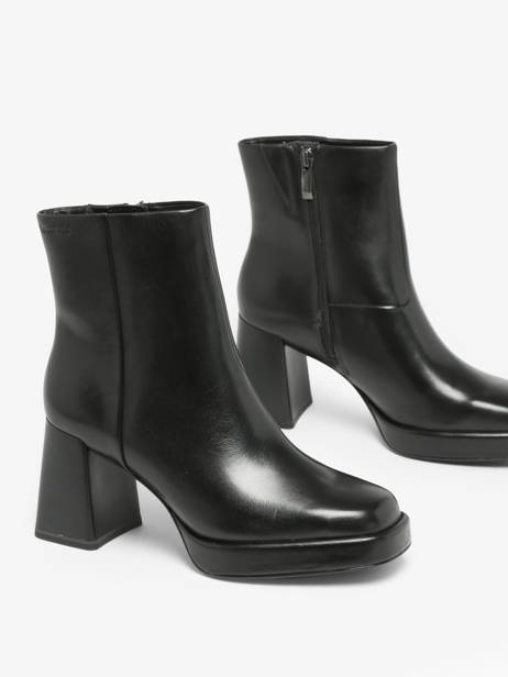 Bottines à Talon En Cuir Tamaris Noir accessoires 41 vue secondaire 3