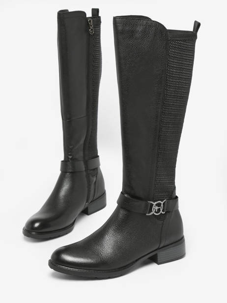 Bottes Cavalières En Cuir Tamaris Noir accessoires 41 vue secondaire 2