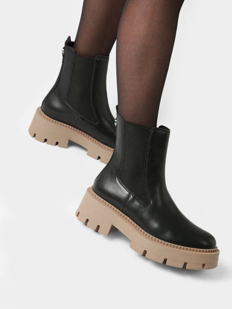 Chelsea Boots En Cuir Tamaris Noir accessoires 41 vue secondaire 2