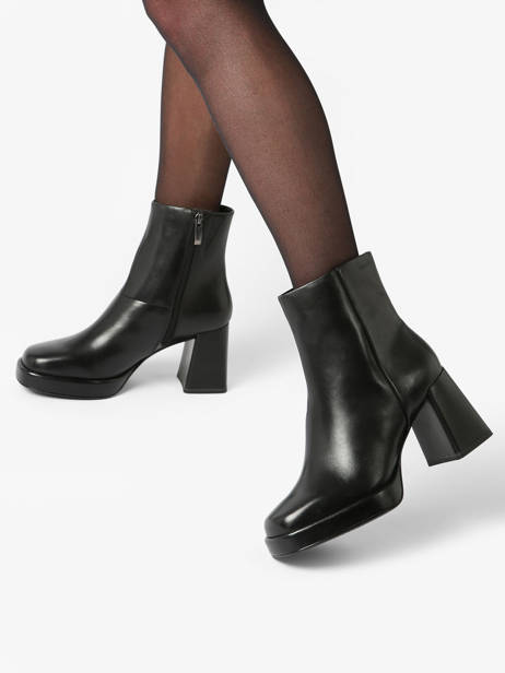 Bottines à Talon En Cuir Tamaris Noir accessoires 41 vue secondaire 2