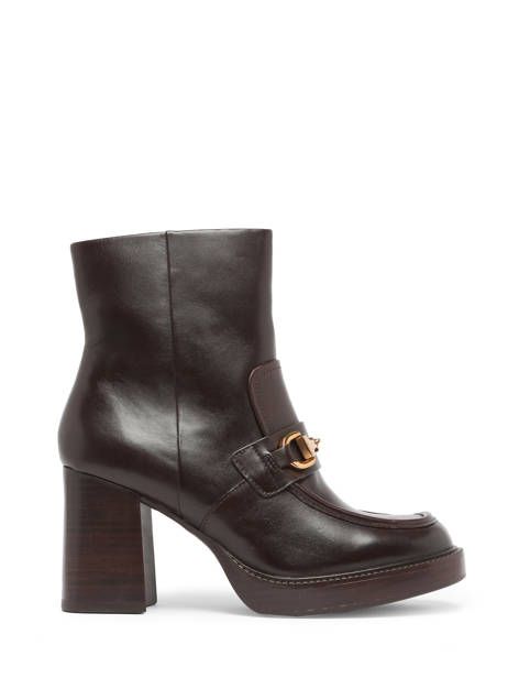 Bottines à Talon En Cuir Tamaris Rouge accessoires 41