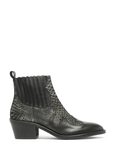 Santiags à Talon En Cuir Myma Noir accessoires 6746