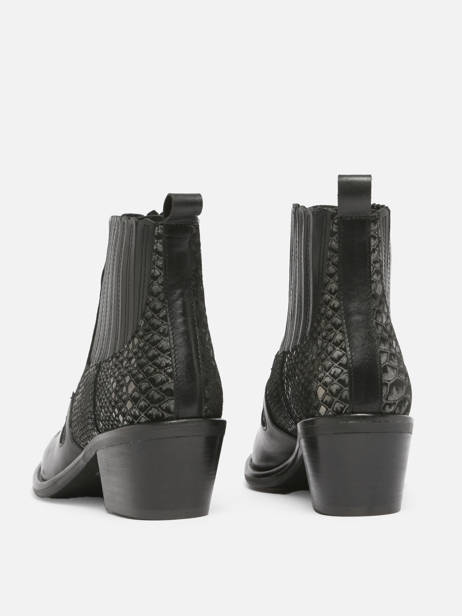 Santiags à Talon En Cuir Myma Noir accessoires 6746 vue secondaire 4