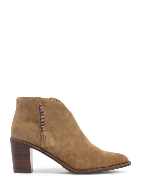 Bottines à Talon Natax En Cuir Mam'zelle Marron accessoires CSIRI54