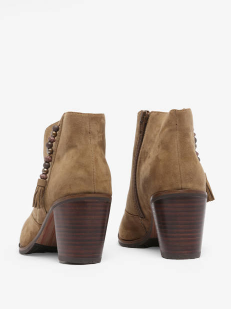 Bottines à Talon Natax En Cuir Mam'zelle Marron accessoires CSIRI54 vue secondaire 4