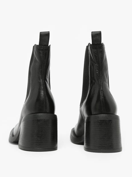 Chelsea Boots à Talon En Cuir Mjus Noir accessoires T77204 vue secondaire 4