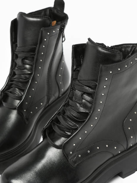 Bottines En Cuir Mjus Noir accessoires T79205 vue secondaire 1