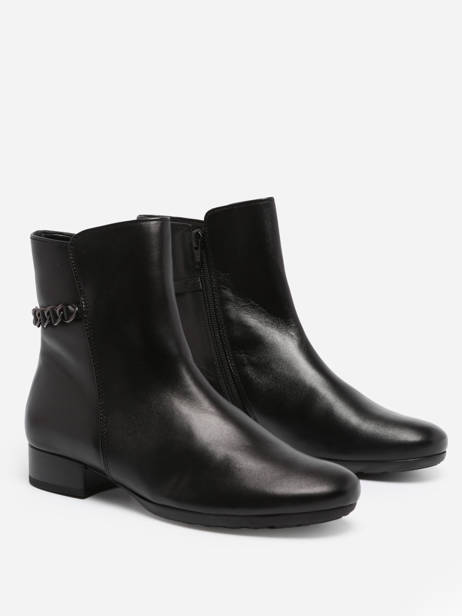 Bottines En Cuir Gabor Noir accessoires 57 vue secondaire 3