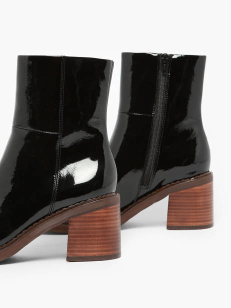 Bottines à Talon Rebabi En Cuir Mam'zelle Noir accessoires CSIXT40 vue secondaire 1