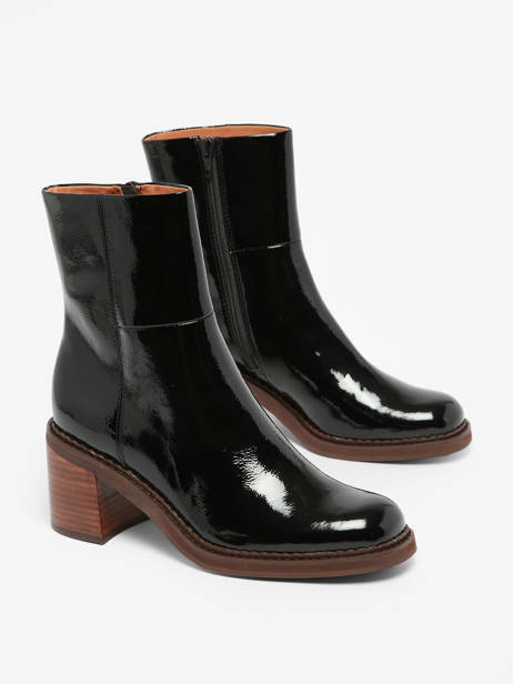 Bottines à Talon Rebabi En Cuir Mam'zelle Noir accessoires CSIXT40 vue secondaire 3