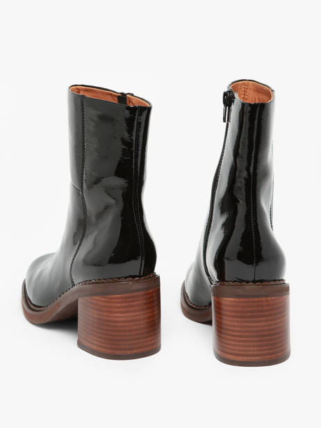 Bottines à Talon Rebabi En Cuir Mam'zelle Noir accessoires CSIXT40 vue secondaire 4