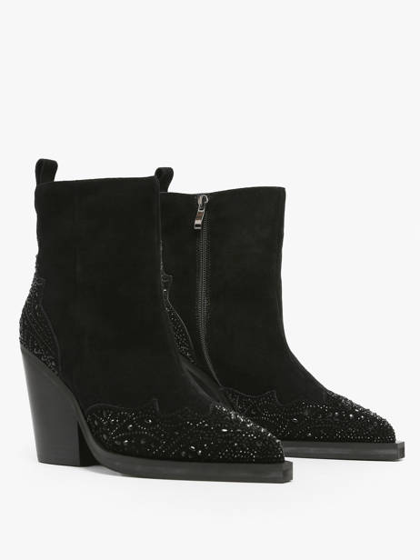 Santiags En Cuir Alma en pena Noir accessoires I23438 vue secondaire 3