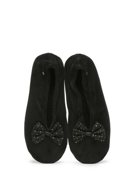 Chaussons Isotoner Noir accessoires 97381