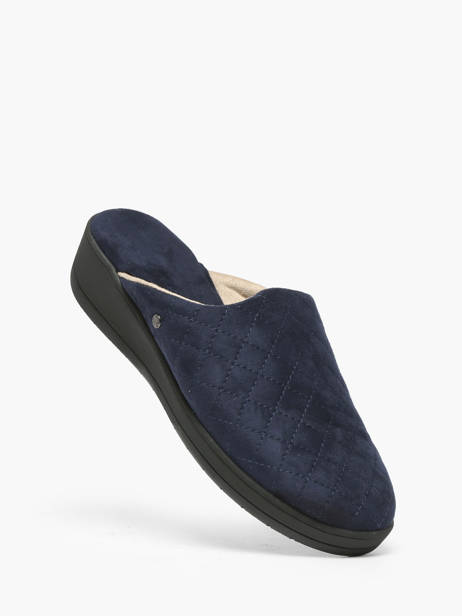 Chaussons Isotoner Bleu accessoires 97368 vue secondaire 1