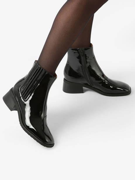 Bottines à Talon Dirla En Cuir Mam'zelle Noir accessoires CSIXR40 vue secondaire 2