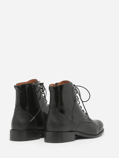 Boots En Cuir Rock and rose Noir accessoires CV5404 vue secondaire 4