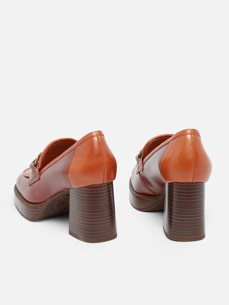 Mocassins à Talon Limon En Cuir Mam'zelle Marron accessoires CSIXV21 vue secondaire 3