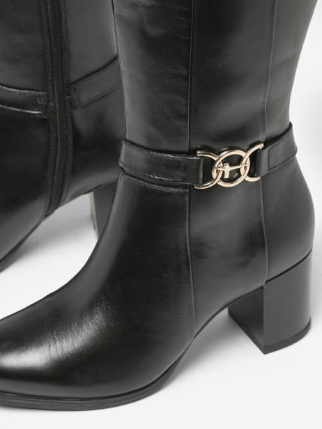 Bottes à Talon En Cuir Tamaris Noir accessoires 41 vue secondaire 1