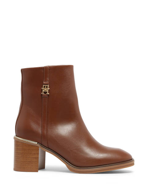 Bottines à Talon Tommy hilfiger Marron accessoires 7539GTU