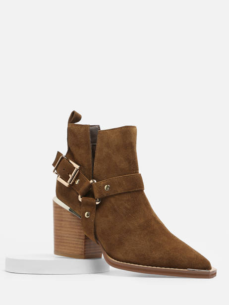 Santiags En Cuir Alma en pena Marron accessoires I23318 vue secondaire 1