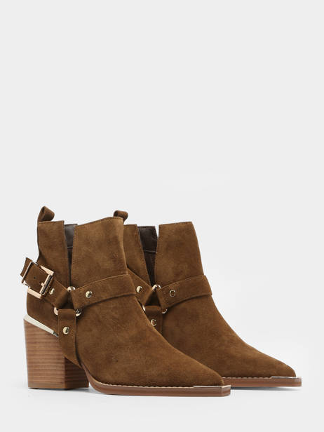 Santiags En Cuir Alma en pena Marron accessoires I23318 vue secondaire 2