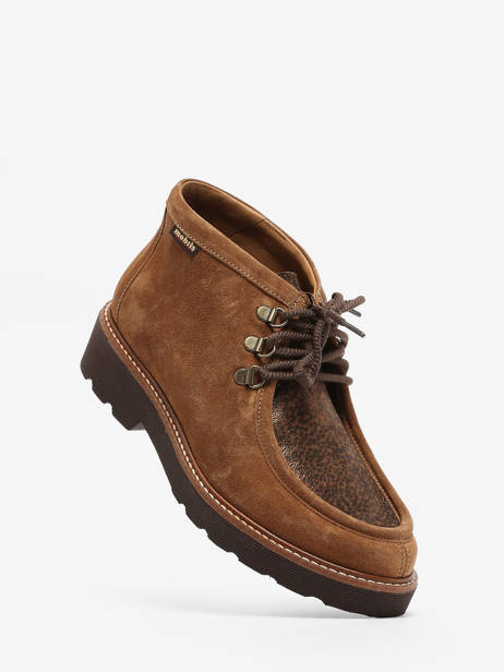 Chaussures Derbies Oprah En Cuir Mephisto Marron accessoires P5143265 vue secondaire 1