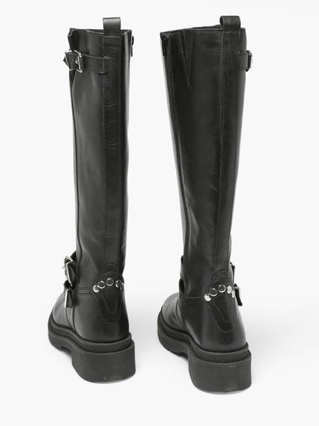 Bottes Bennie En Cuir Ps poelman Noir accessoires BENNIE07 vue secondaire 2