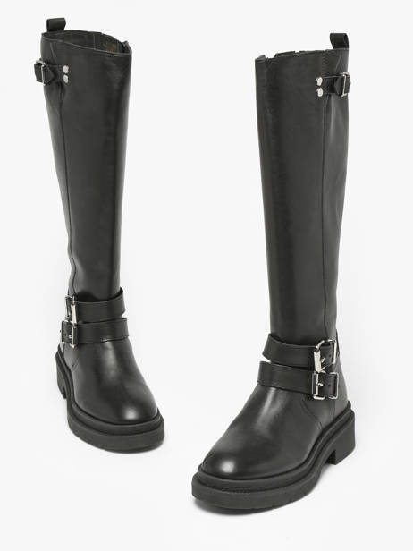 Bottes Bennie En Cuir Ps poelman Noir accessoires BENNIE07 vue secondaire 3