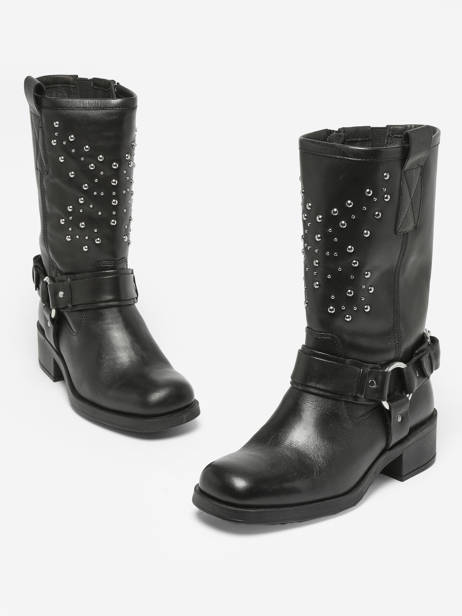 Boots Modular En Cuir Ps poelman Noir accessoires MODULA36 vue secondaire 1