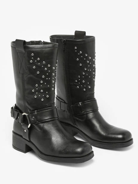 Boots Modular En Cuir Ps poelman Noir accessoires MODULA36 vue secondaire 2