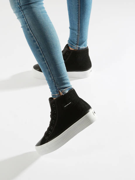 Sneakers Calvin klein jeans Noir accessoires 13200GM vue secondaire 2
