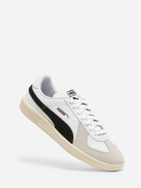 Sneakers Army Trainer En Cuir Puma Blanc accessoires 38660701 vue secondaire 1