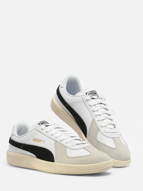 Sneakers Army Trainer En Cuir Puma Blanc accessoires 38660701 vue secondaire 3