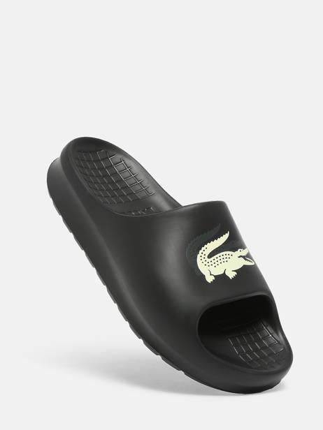 Claquettes Lacoste Noir accessoires 5CFA0005 vue secondaire 1