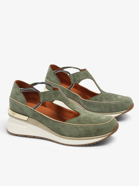 Sneakers Vasas En Cuir Mam'zelle Vert accessoires CSIJK66 vue secondaire 2