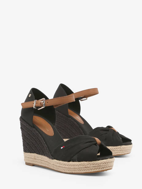 Sandales Semelle Compensée Tommy hilfiger Beige accessoires 4784BDS vue secondaire 2