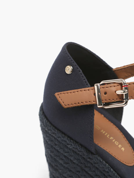 Sandales Semelle Compensée Tommy hilfiger Bleu accessoires 4784DW6 vue secondaire 1