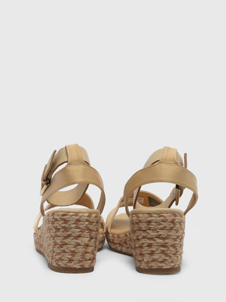 Sandales Semelle Compensée Tommy hilfiger Beige accessoires 7913ACR vue secondaire 3
