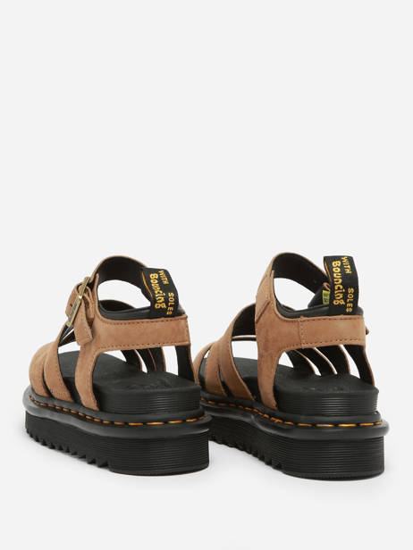 Sandales Blaire En Cuir Dr martens Marron accessoires 31735439 vue secondaire 4