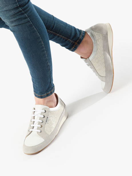 Sneakers En Cuir Mephisto Gris accessoires P5144716 vue secondaire 2