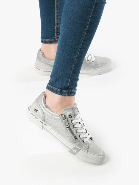 Sneakers Mustang Argent accessoires 1353308 vue secondaire 2