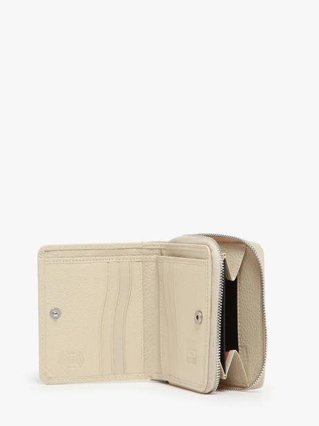 Portefeuille Cuir Crinkles Beige caviar 14250 vue secondaire 1