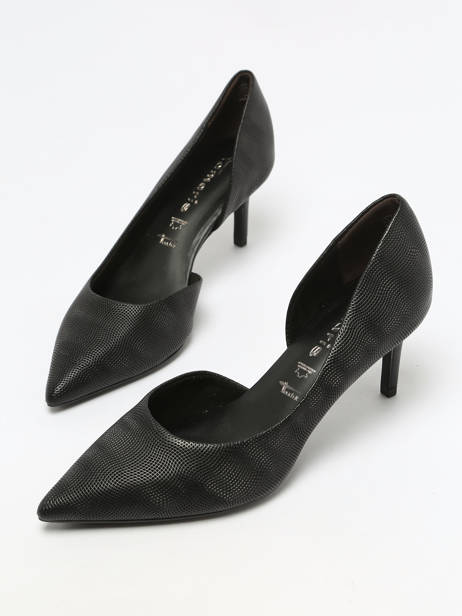 Escarpins En Cuir Tamaris Noir accessoires 42 vue secondaire 3