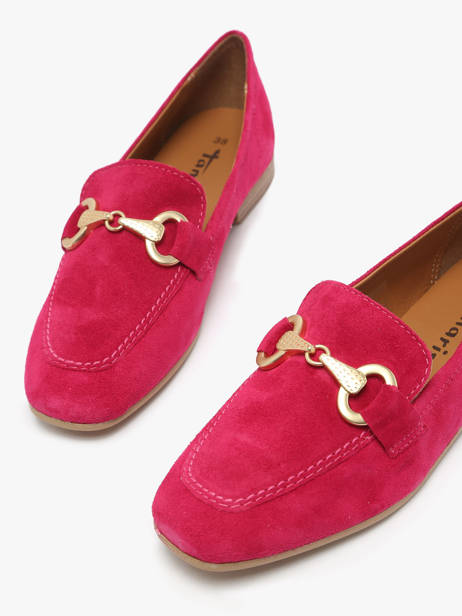 Mocassins En Cuir Tamaris Rose accessoires 42 vue secondaire 1