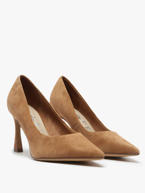 Escarpins En Cuir Tamaris Marron accessoires 42 vue secondaire 1