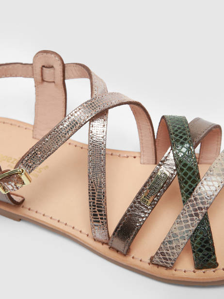 Sandales Hapaxgum En Cuir Les tropeziennes Vert accessoires HAPAXGUM vue secondaire 1