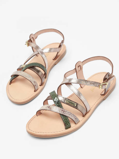 Sandales Hapaxgum En Cuir Les tropeziennes Vert accessoires HAPAXGUM vue secondaire 3