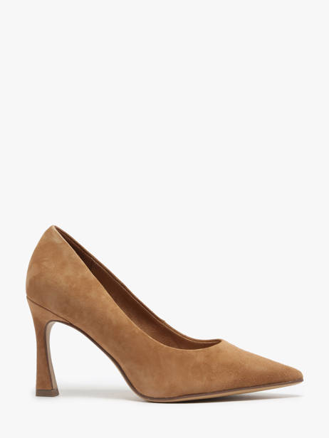 Escarpins En Cuir Tamaris Marron accessoires 42