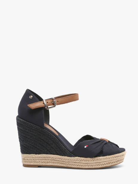 Sandales Semelle Compensée Tommy hilfiger Bleu accessoires 4784DW6